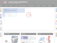 Tablet Screenshot of multikaryaengineering.com